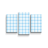 Obraz - 3-dílný Čtvercový vzor: 75x50 cm