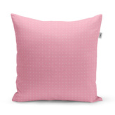 Polštář Bílé čárky na růžové: 50x50 cm