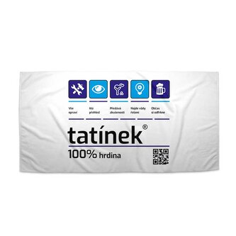 Ručník Tatínek: 70x140 cm