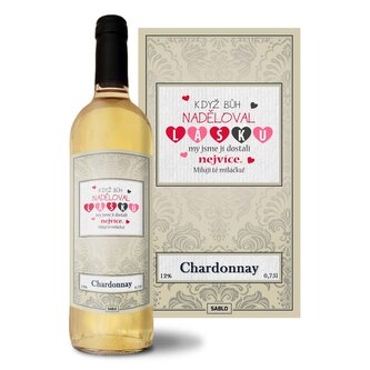 Bílé víno Když Bůh naděloval lásku: 0,75 l 