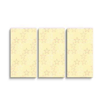Obraz - 3-dílný Hvězdy: 120x80 cm