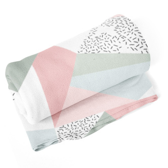 Deka Obrazce v něžných barvách: 150x120 cm