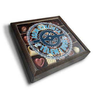 Pralinky Jsem cyklista tělem i duší: 20 ks pralinek