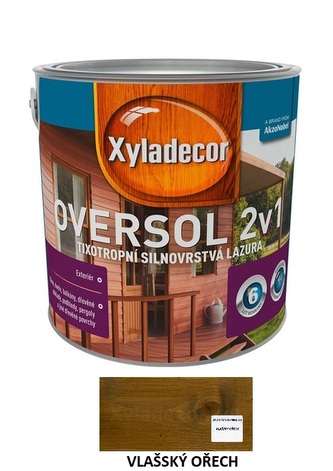 Xyladecor Oversol 2v1 2,5l Vlašský ořech