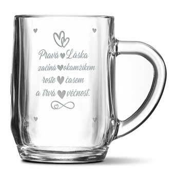 Půllitr Pravá láska: 0,5