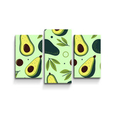 Obraz - 3-dílný Zeď: 75x50 cm