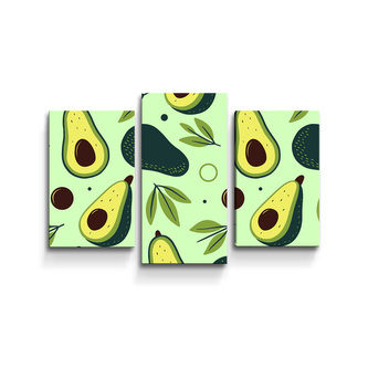 Obraz - 3-dílný Zeď: 75x50 cm