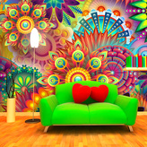 Tapeta Barevné obrazce: 208x125 cm