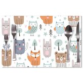 Prostírání Animovaná lesní zvířátka: 40x30cm