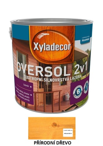 Xyladecor Oversol 2v1 2,5l Přírodní dřevo