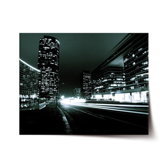 Plakát Noční ulice: 120x80 cm