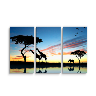 Obraz - 3-dílný Sahara: 120x80 cm