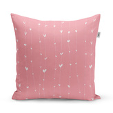 Polštář Asymetrická srdíčka: 40x40 cm