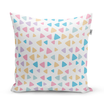 Polštář Barevné trojúhelníčky: 60x60 cm