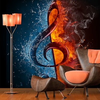 Tapeta Ohnivý klíč: 336x220 cm