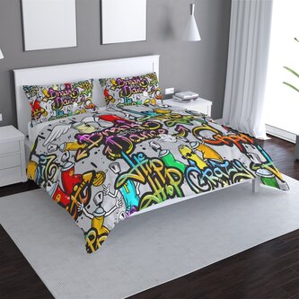 Povlečení Graffiti: 140x200 / 90x70