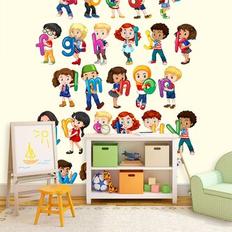 Tapeta Abeceda: 125x75 cm