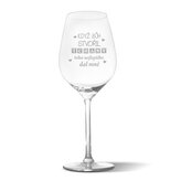 Sklenička na víno Když Bůh stvořil tchány: 49 cl