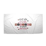 Ručník Když Bůh stvořil babičky: 70x140 cm