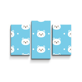 Obraz - 3-dílný Medvídci: 75x50 cm