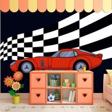 Tapeta Závodní auto: 208x125 cm