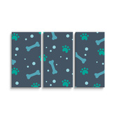 Obraz - 3-dílný Kostičky: 120x80 cm