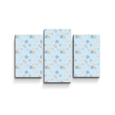 Obraz - 3-dílný Puzzle a dudlíky: 75x50 cm