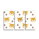 Obraz - 3-dílný Tygřík: 120x80 cm