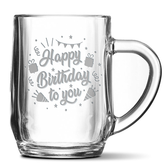 Půllitr Happy birthday to you 3: 0,5