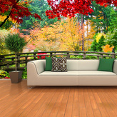 Tapeta Most v parku: 208x125 cm