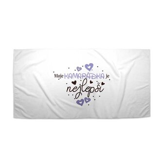 Ručník Moje kamarádka je nejlepší: 30x50 cm