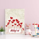 Dárková cedulka Miluji tě 2: 30x40 cm