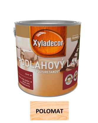 Xyladecor Podlahový lak polyuretanový 2,5l Polomat Bezbarvý