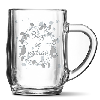 Půllitr Brzy se uzdrav 2: 0,5