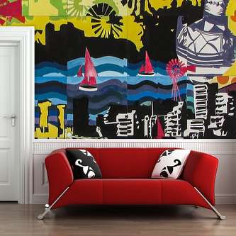 Tapeta Malba: 336x220 cm Tapeta Malba: 336x220 cm