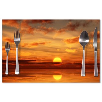 Prostírání Oranžové slunce: 40x30cm