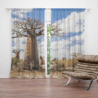 Závěs Strom: 2ks 140x250cm