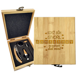 Dárková sada na víno Když Bůh stvořil kamarádky: 147×168×49 mm