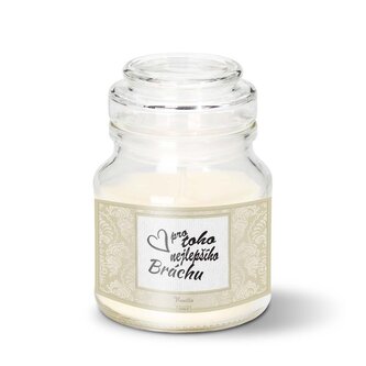Svíčka Pro toho nejlepšího bráchu: 120 g