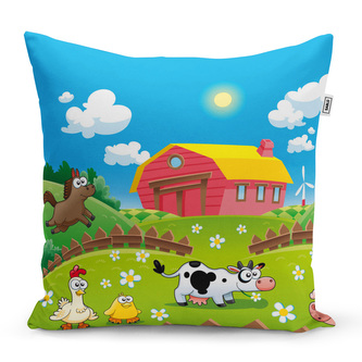 Polštář Farma: 40x40 cm