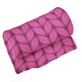 Deka Pletení ve fuchsiové barvě: 190x140 cm