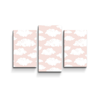 Obraz - 3-dílný Oblaka: 75x50 cm