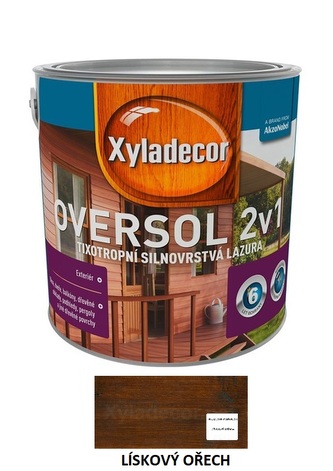Xyladecor Oversol 2v1 2,5l Lískový ořech