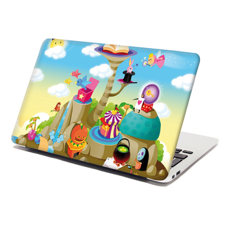 Samolepka na notebook Pohádkový svět: 29x20 cm