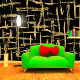 Tapeta Zlaté malování: 125x75 cm