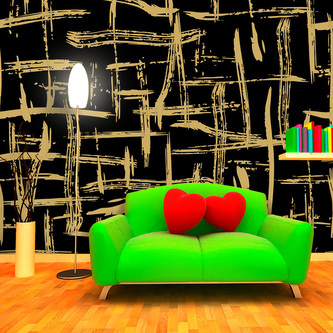 Tapeta Zlaté malování: 125x75 cm