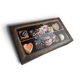 Pralinky Happy birthday to you 2: 10 ks pralinek