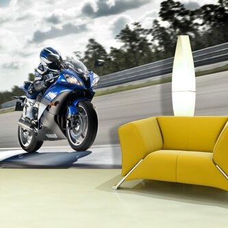 Tapeta Motorkář: 208x125 cm