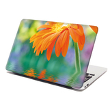 Samolepka na notebook Oranžová gerbera: 29x20 cm