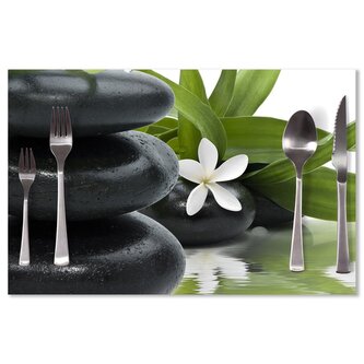 Prostírání Květ s kameny: 40x30cm